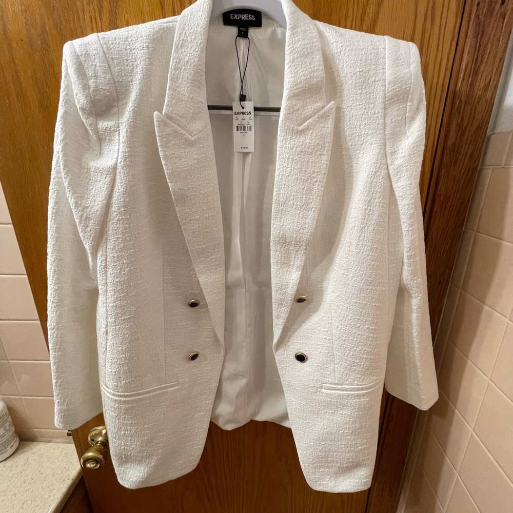 White blazer
